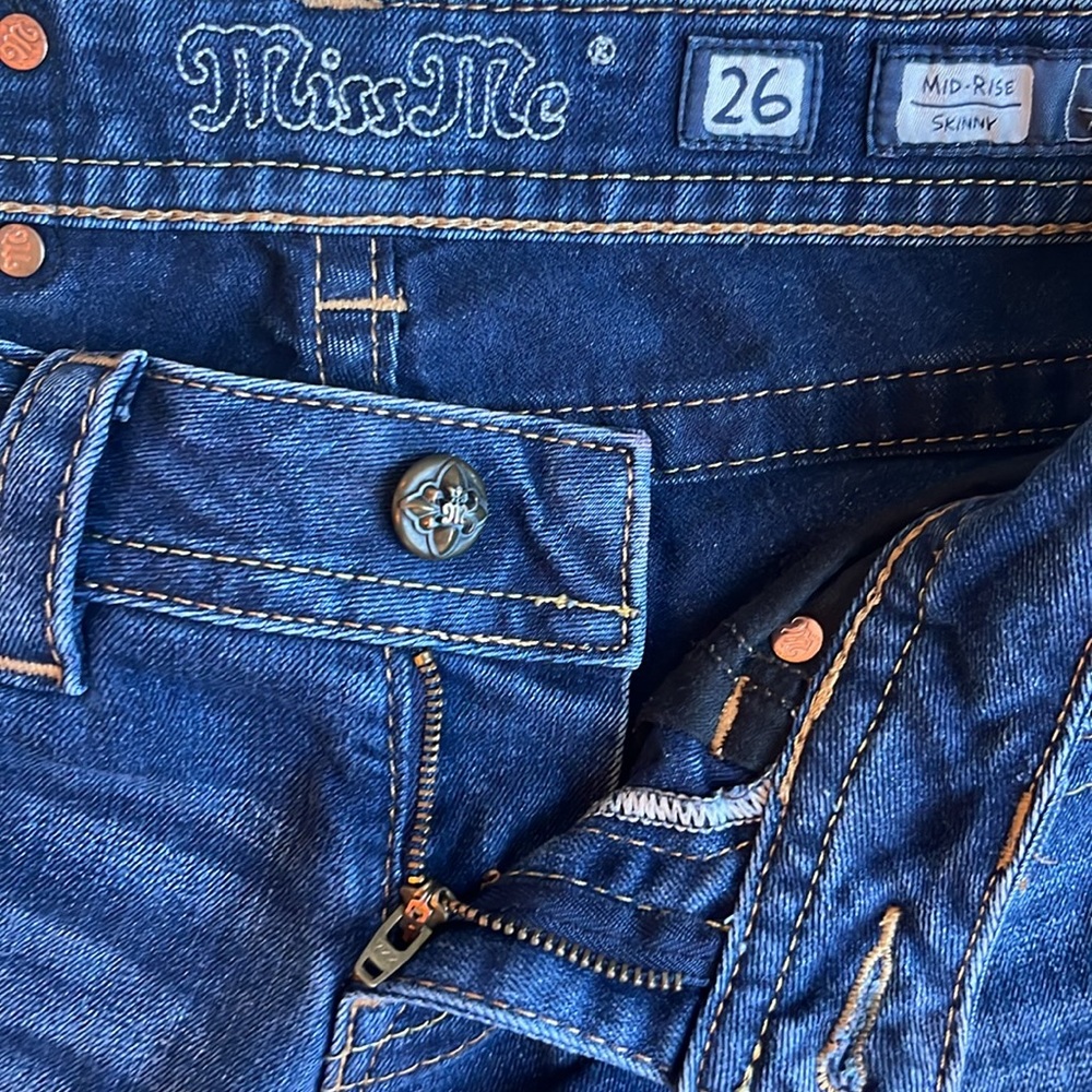 Miss Me Women’s Jeans‎ Mid-Rise Skinny Size 26 Style MS5151S45